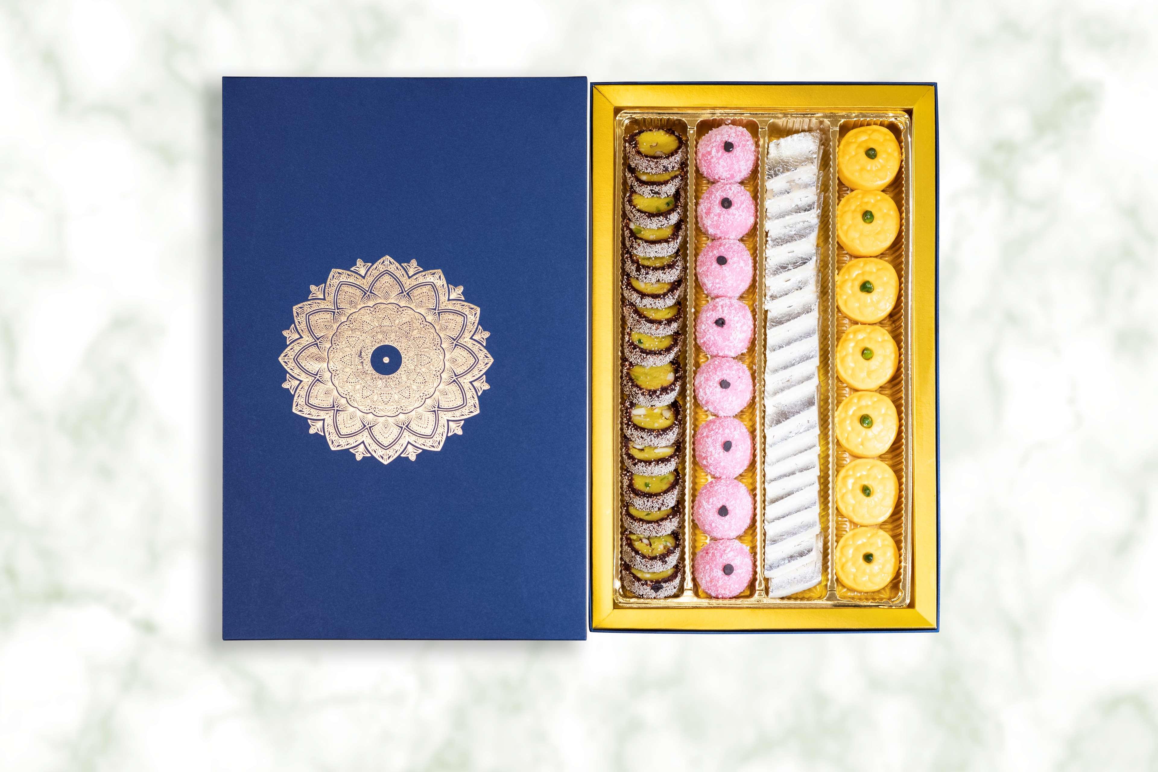 Radisson Blu Plaza Hotel Hyderabad Banjara Hills Exterior photo A box of assorted baklawa